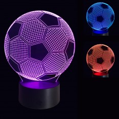 3D Светильник Футбол 15952-3-10